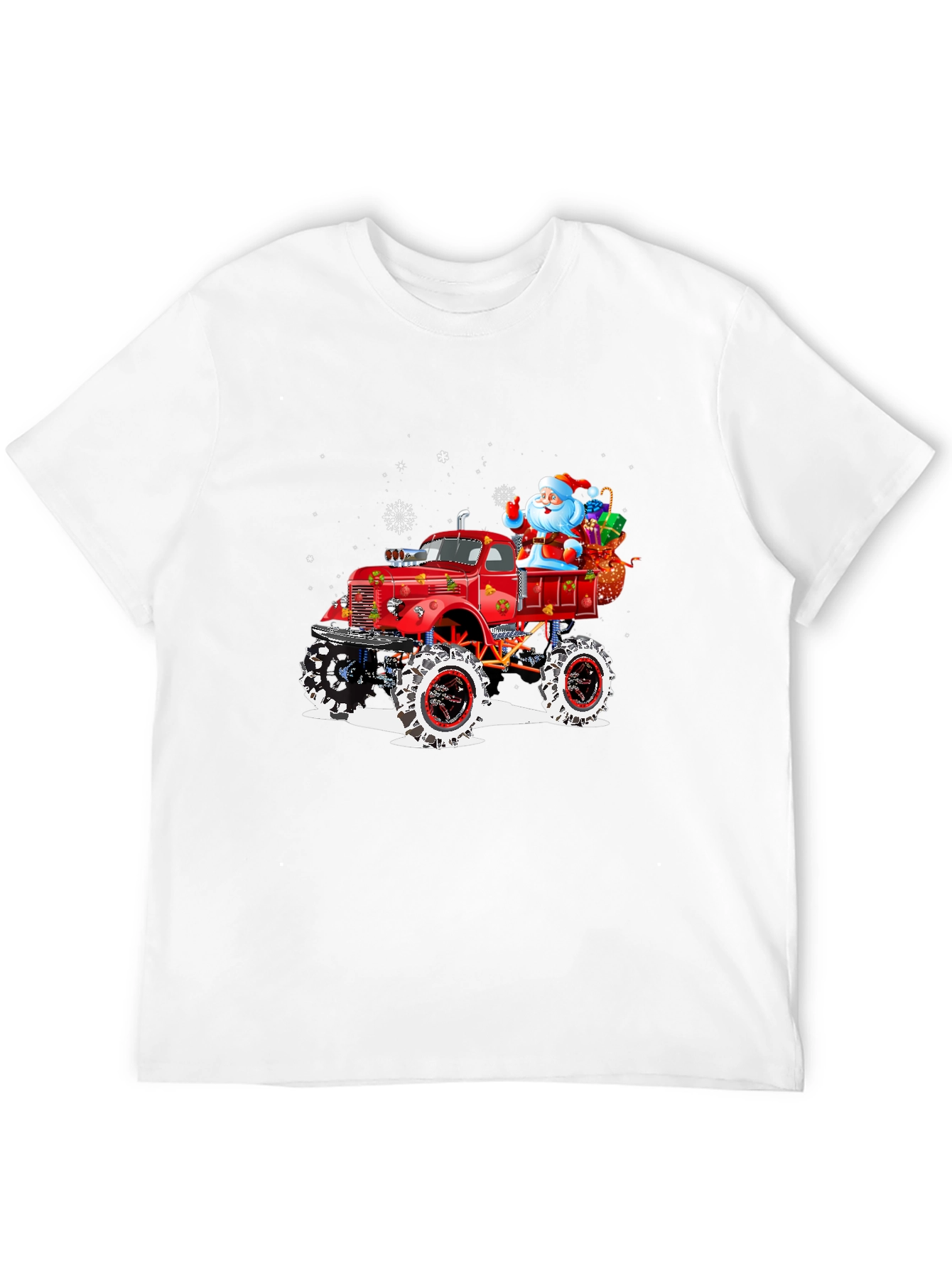Santas Monster Truck Holiday Tee
