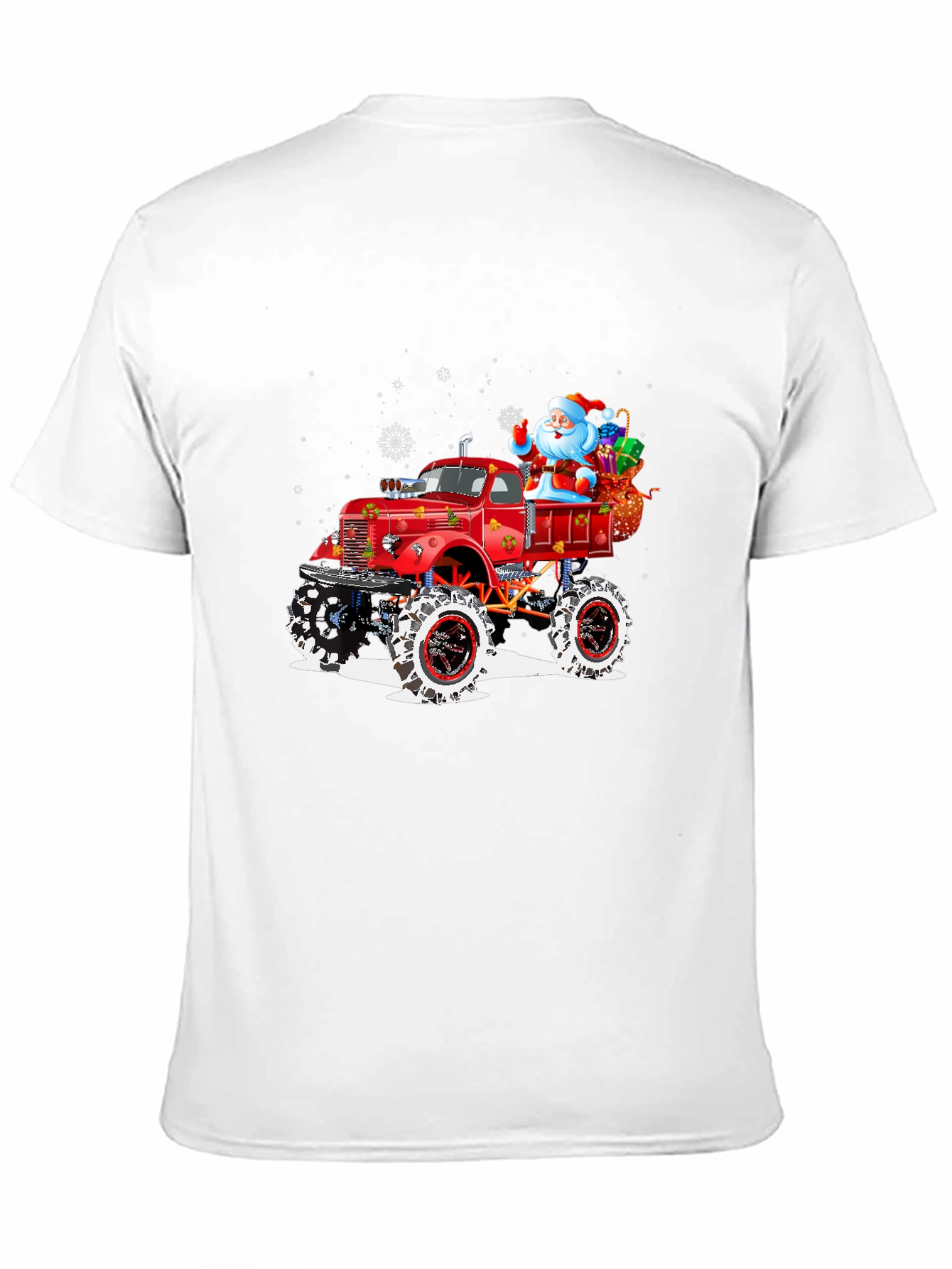 Santas Monster Truck Holiday Tee