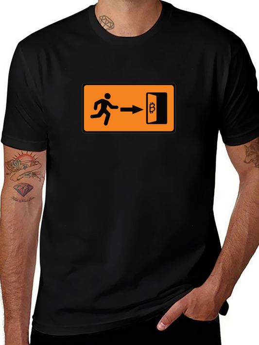 Bitcoin Exit Strategy Graphic T-Shirt