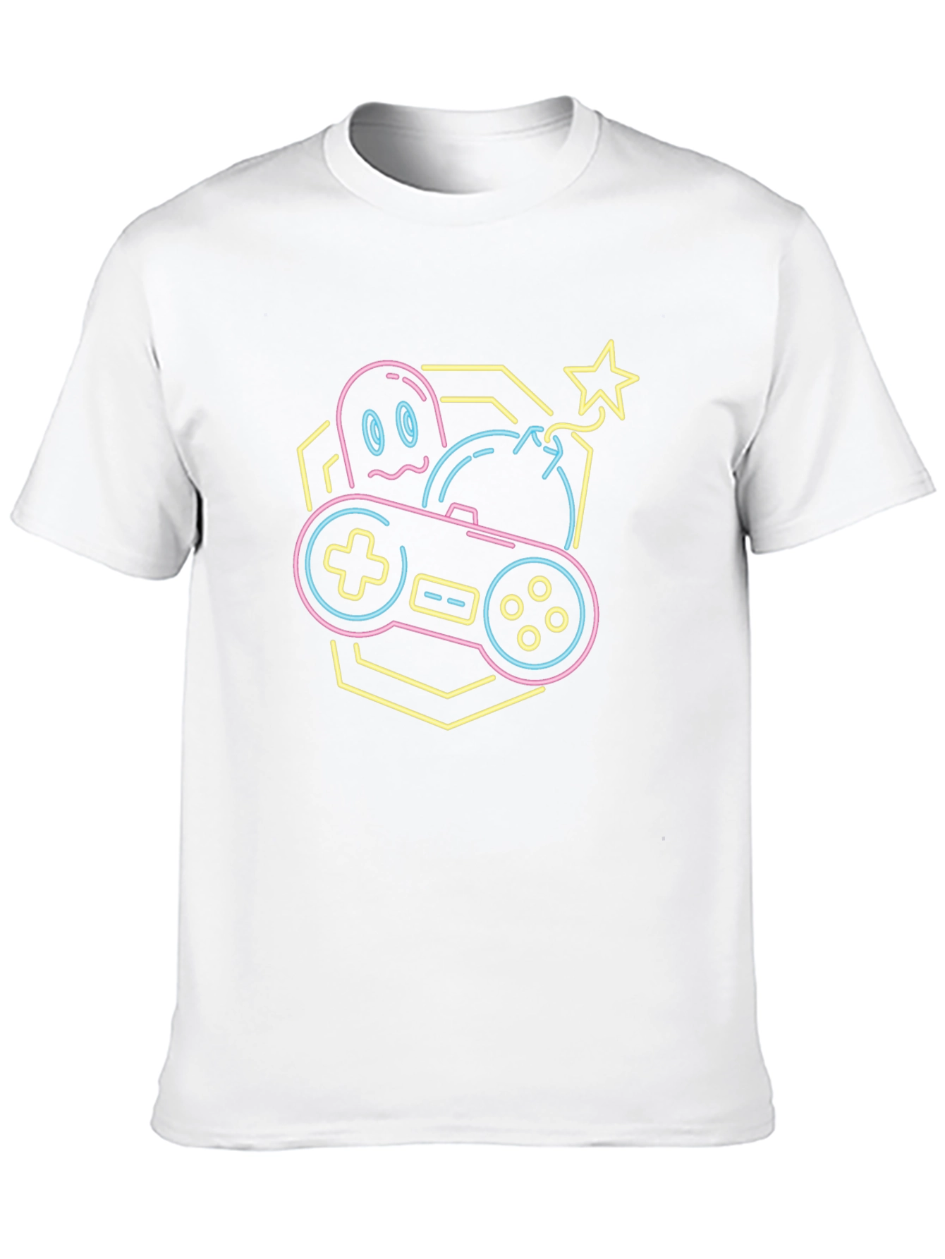 Retro Gamer T-Shirt - Neon Style