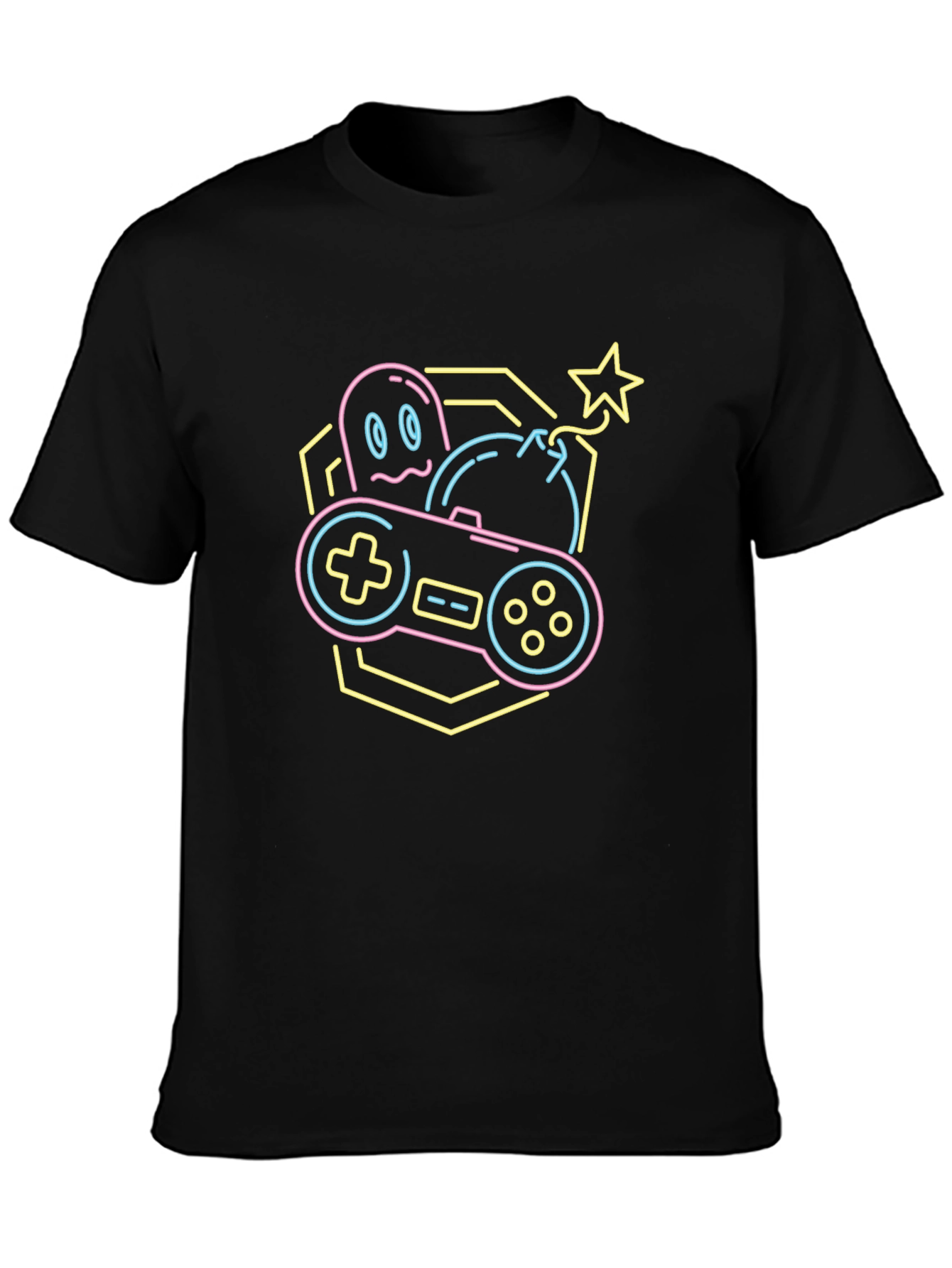 Retro Gamer T-Shirt - Neon Style