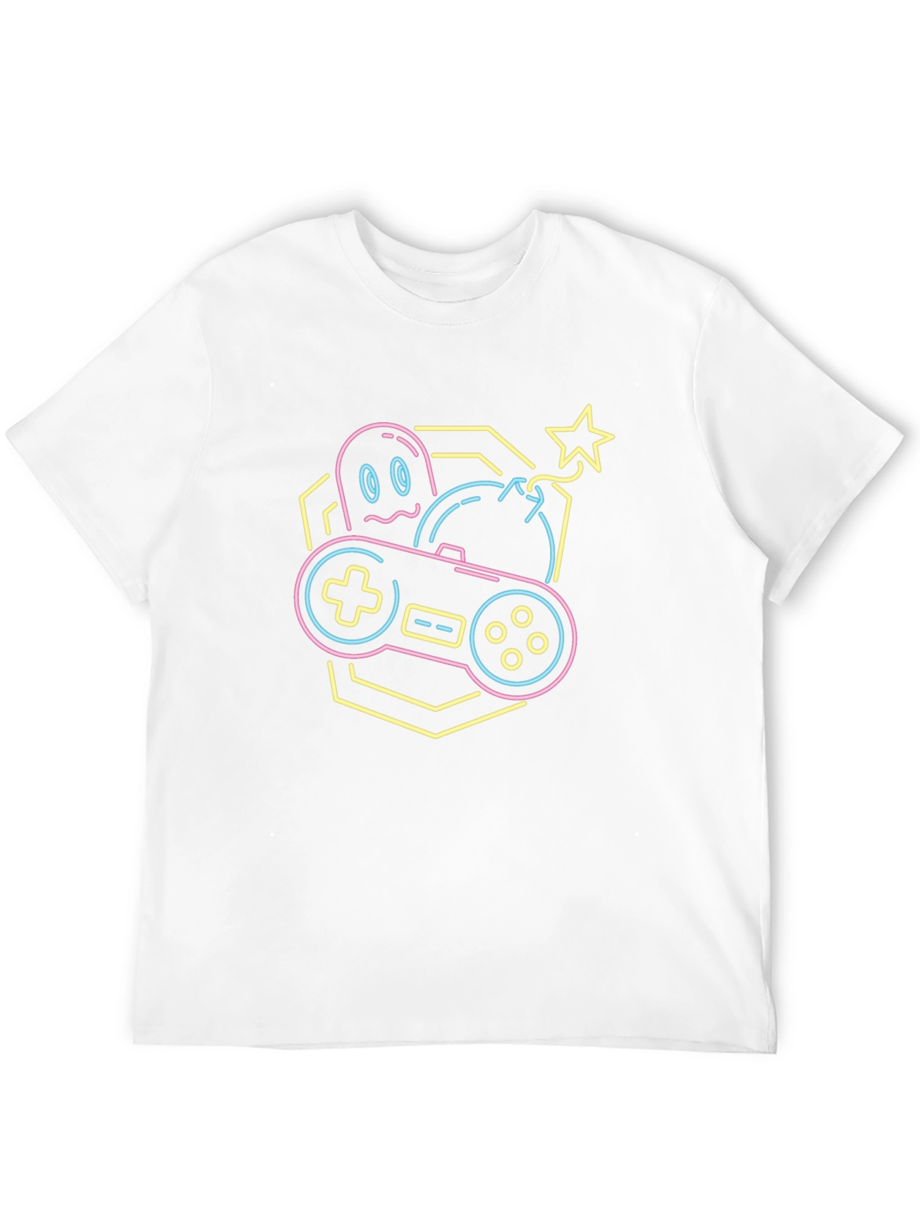 Retro Gamer T-Shirt - Neon Style