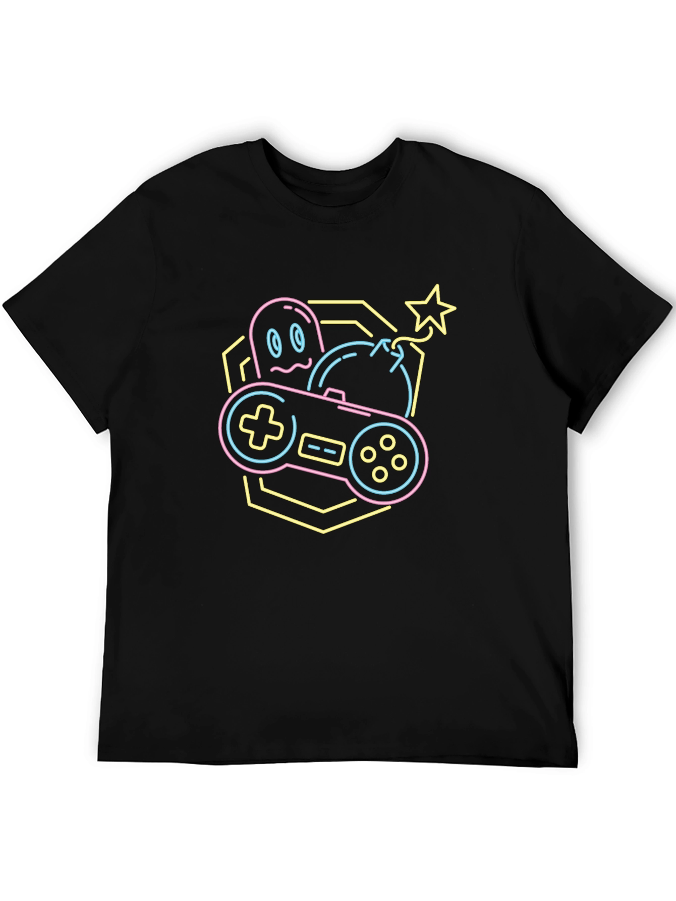 Retro Gamer T-Shirt - Neon Style