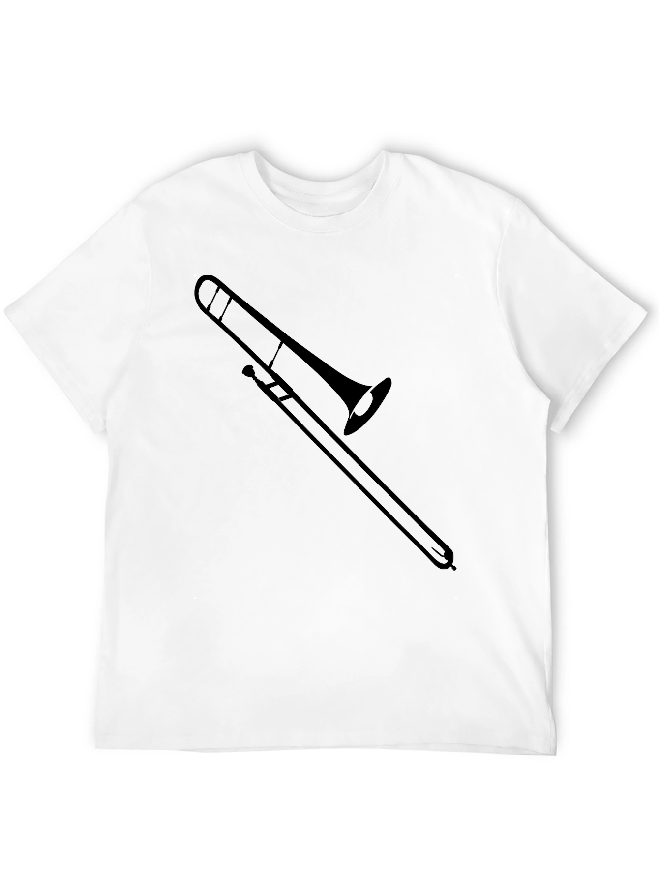 Trombone Graphic T-Shirt - Music Lover Tee