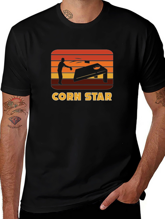 Corn Star T-Shirt - Cornhole Player Tee