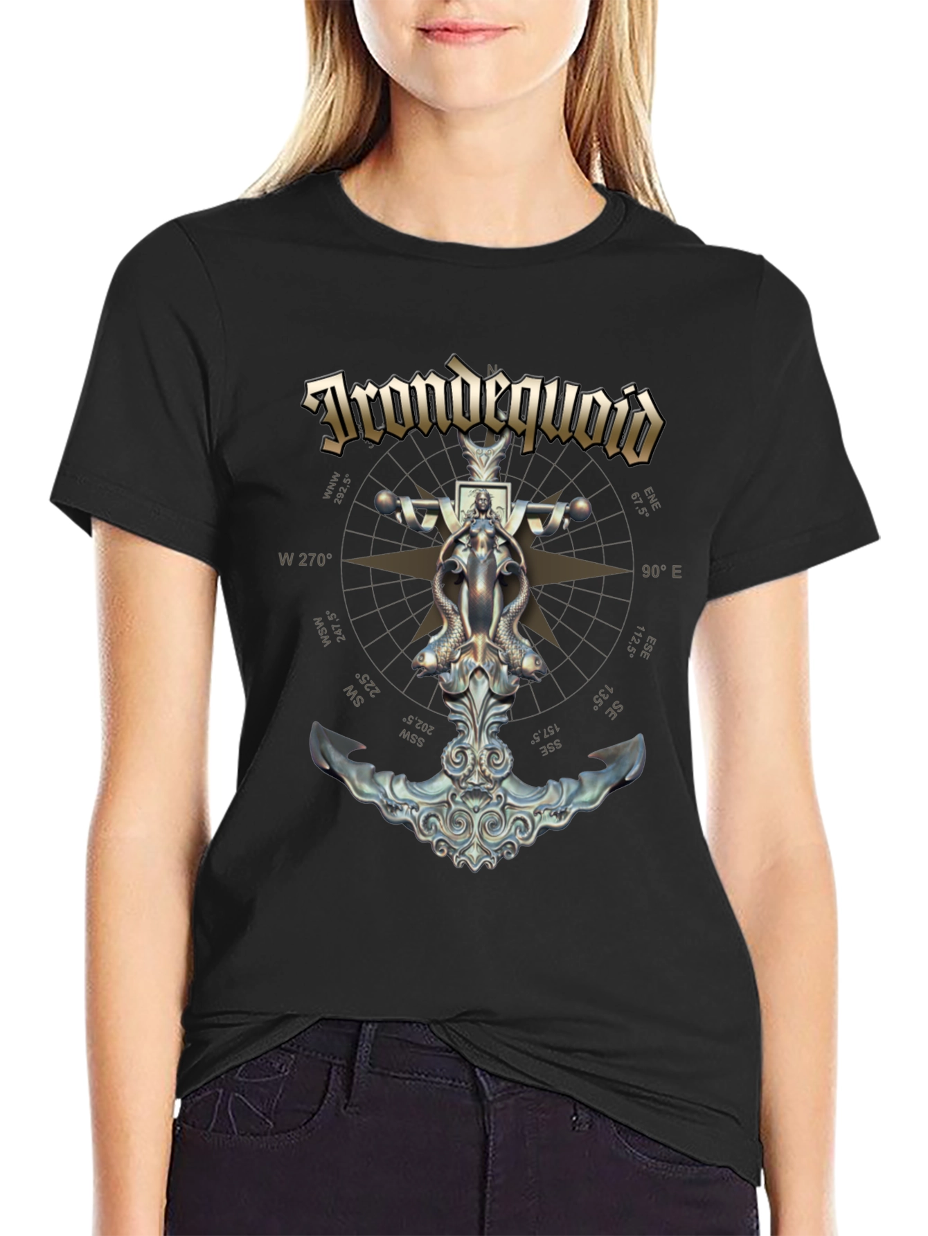 Irondequoioid Anchor Compass T-Shirt