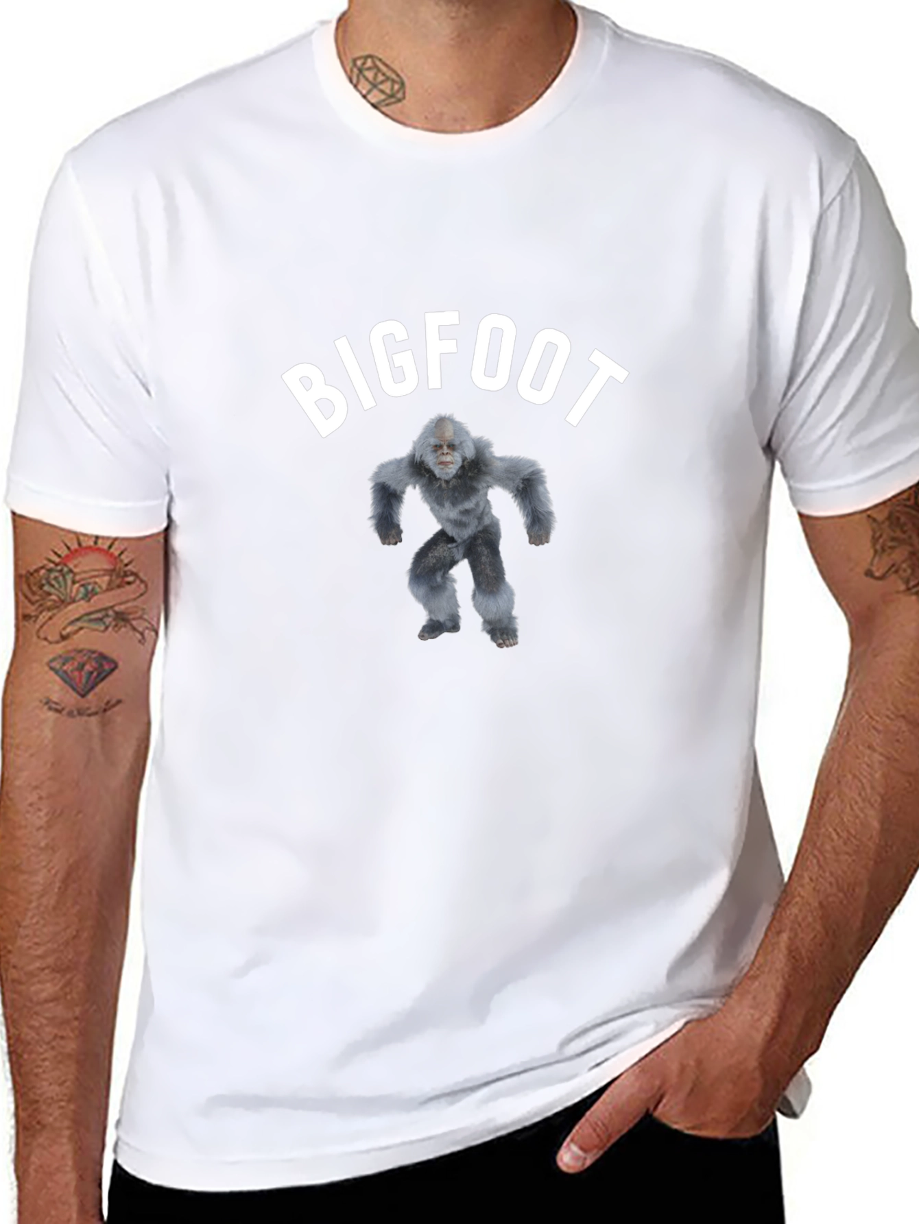 Bigfoot Graphic Tee - Cryptid Novelty T-Shirt