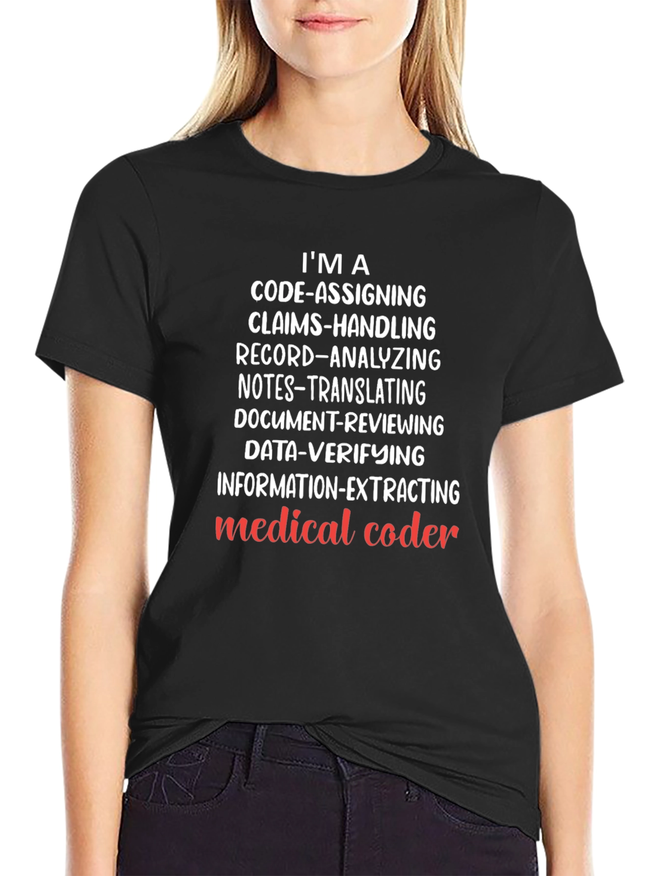 Medical Coder T-Shirt - IM A Code-Assigning