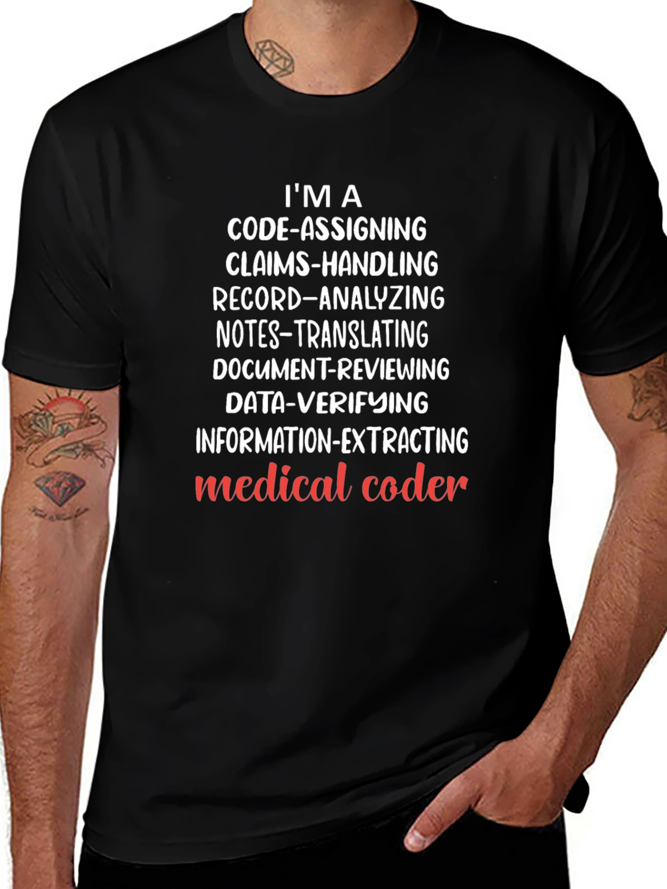 Medical Coder T-Shirt - IM A Code-Assigning