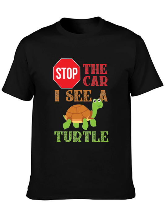 Stop The Car Turtle Graphic Tee