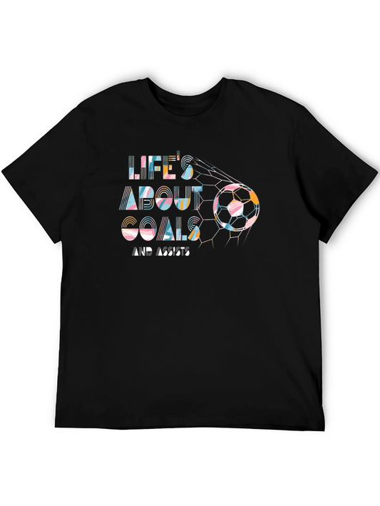 Lifes About Goals T-Shirt - Soccer Tee