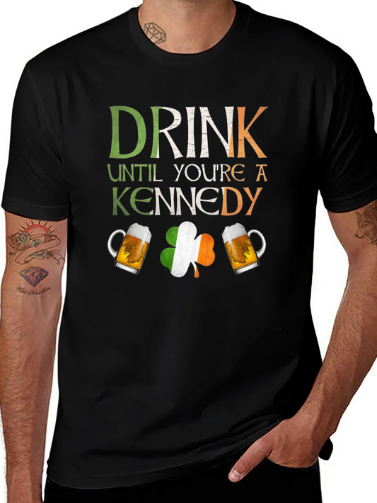 St. Patricks Day Irish Drink Kennedy T-Shirt