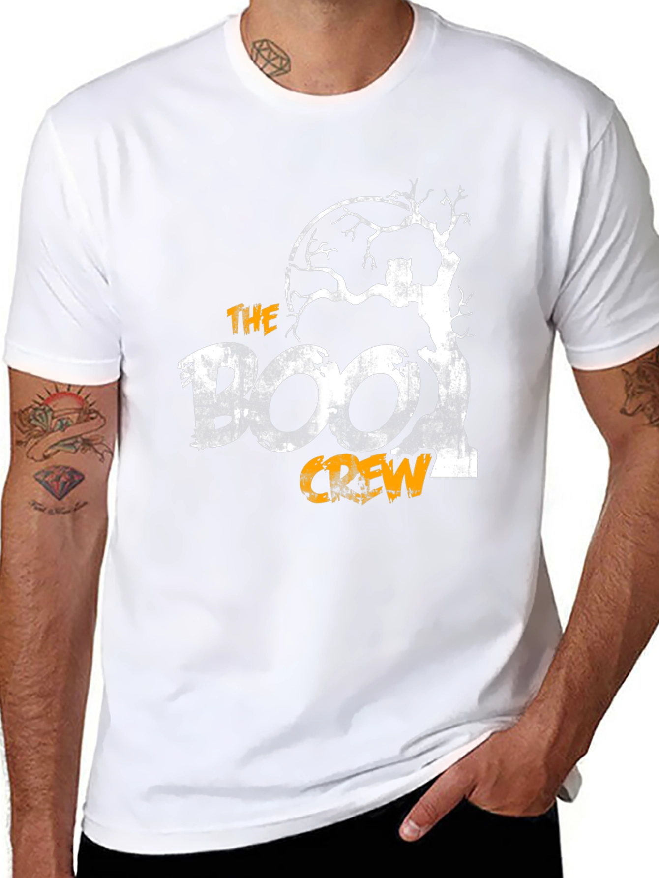Boo Crew Graphic Tee Halloween T-Shirt
