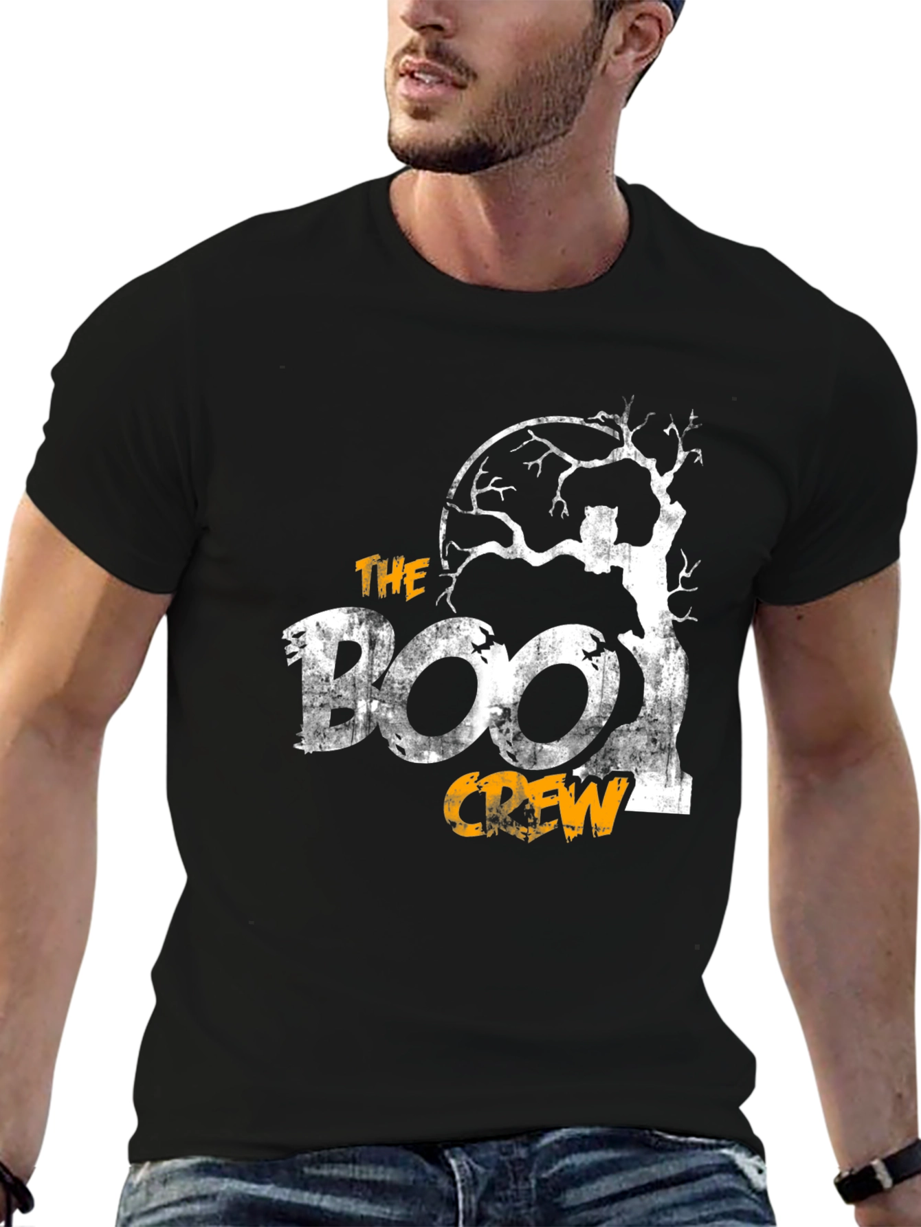 Boo Crew Graphic Tee Halloween T-Shirt