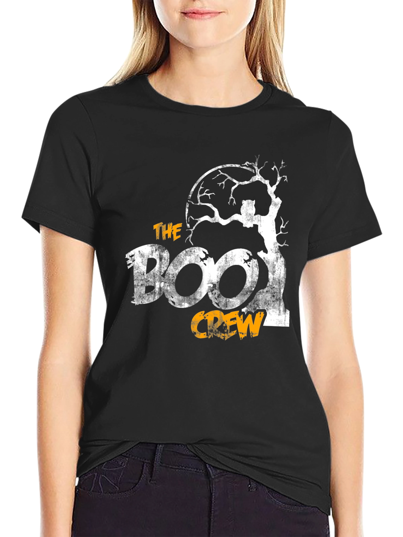Boo Crew Graphic Tee Halloween T-Shirt