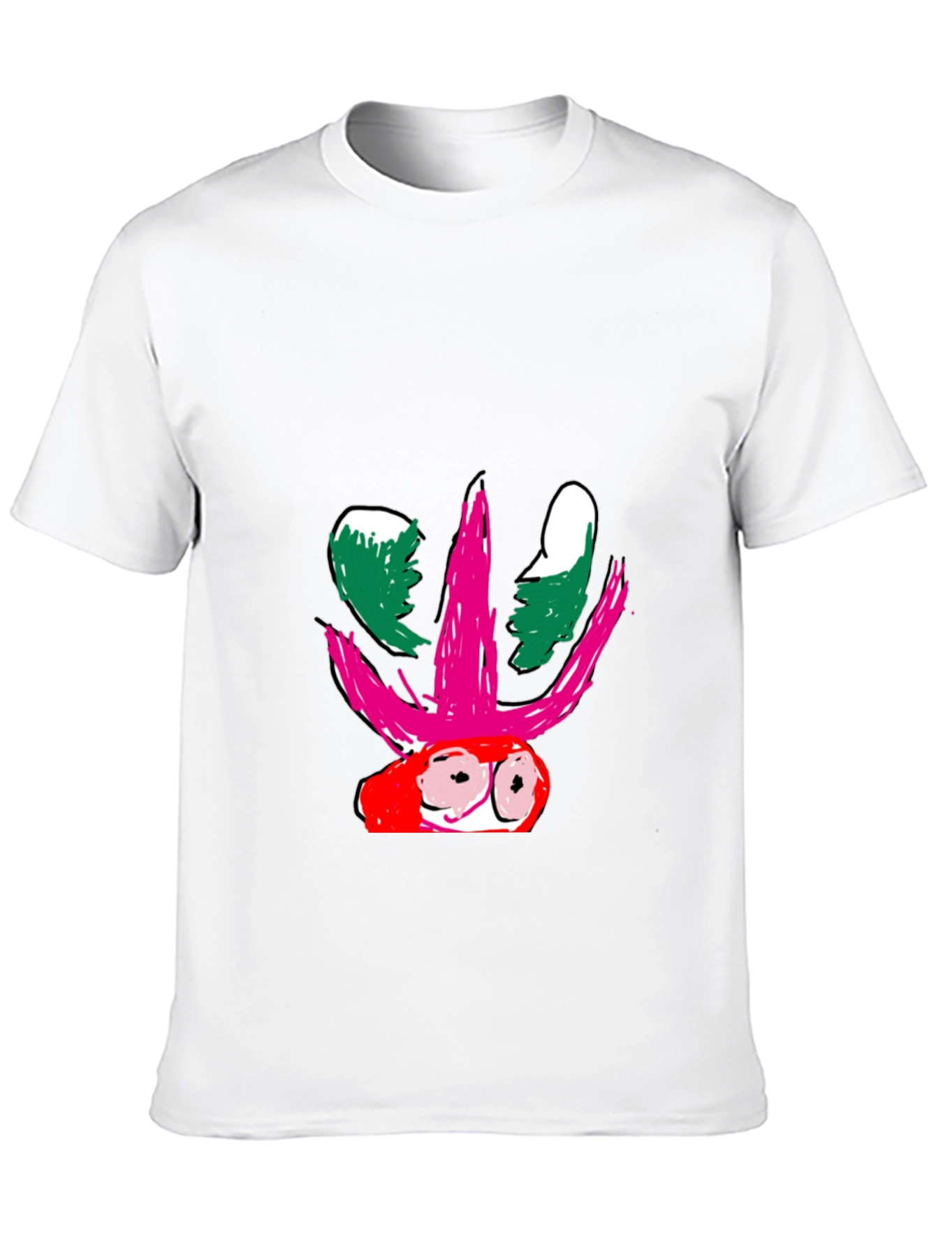 Abstract Graphic Print Black T-Shirt for Men