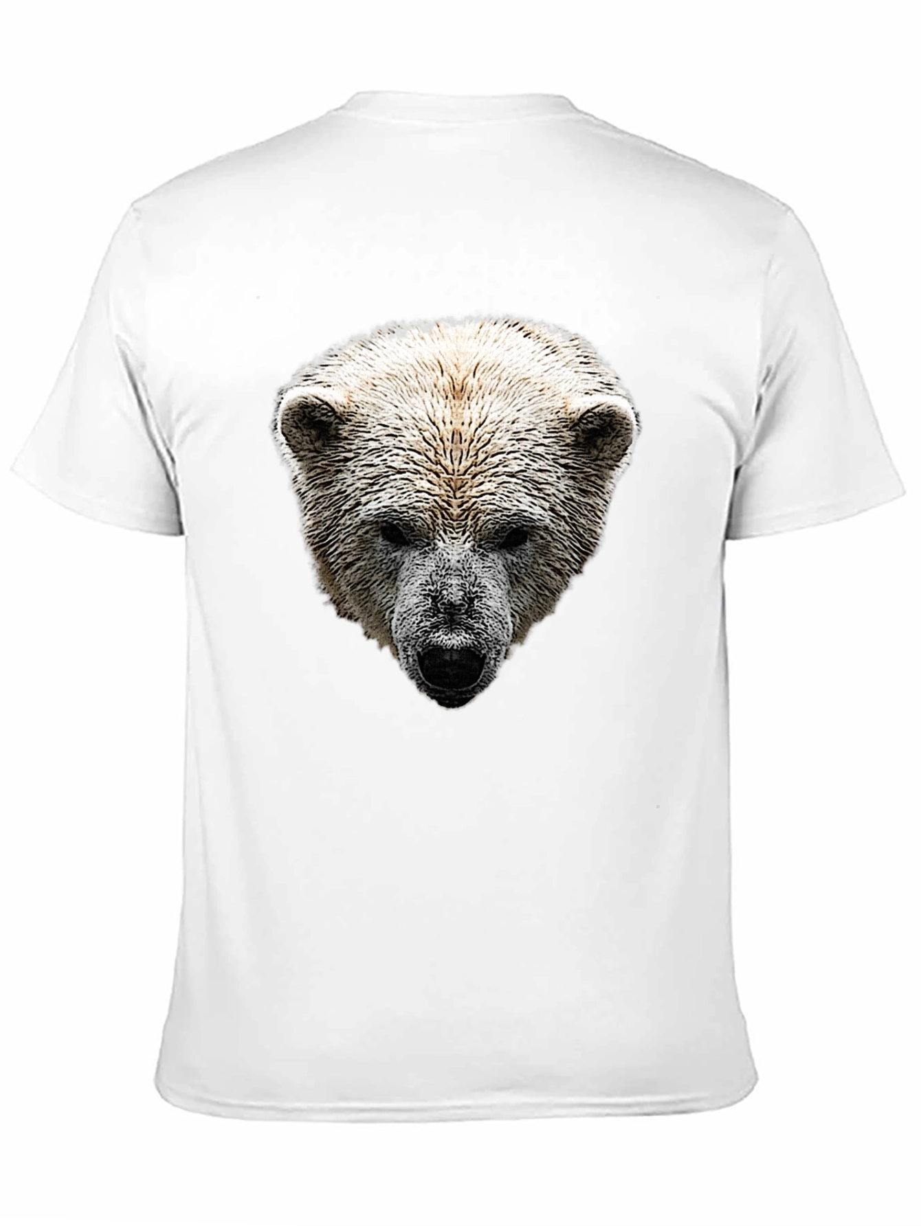 Polar Bear Graphic Black T-Shirt