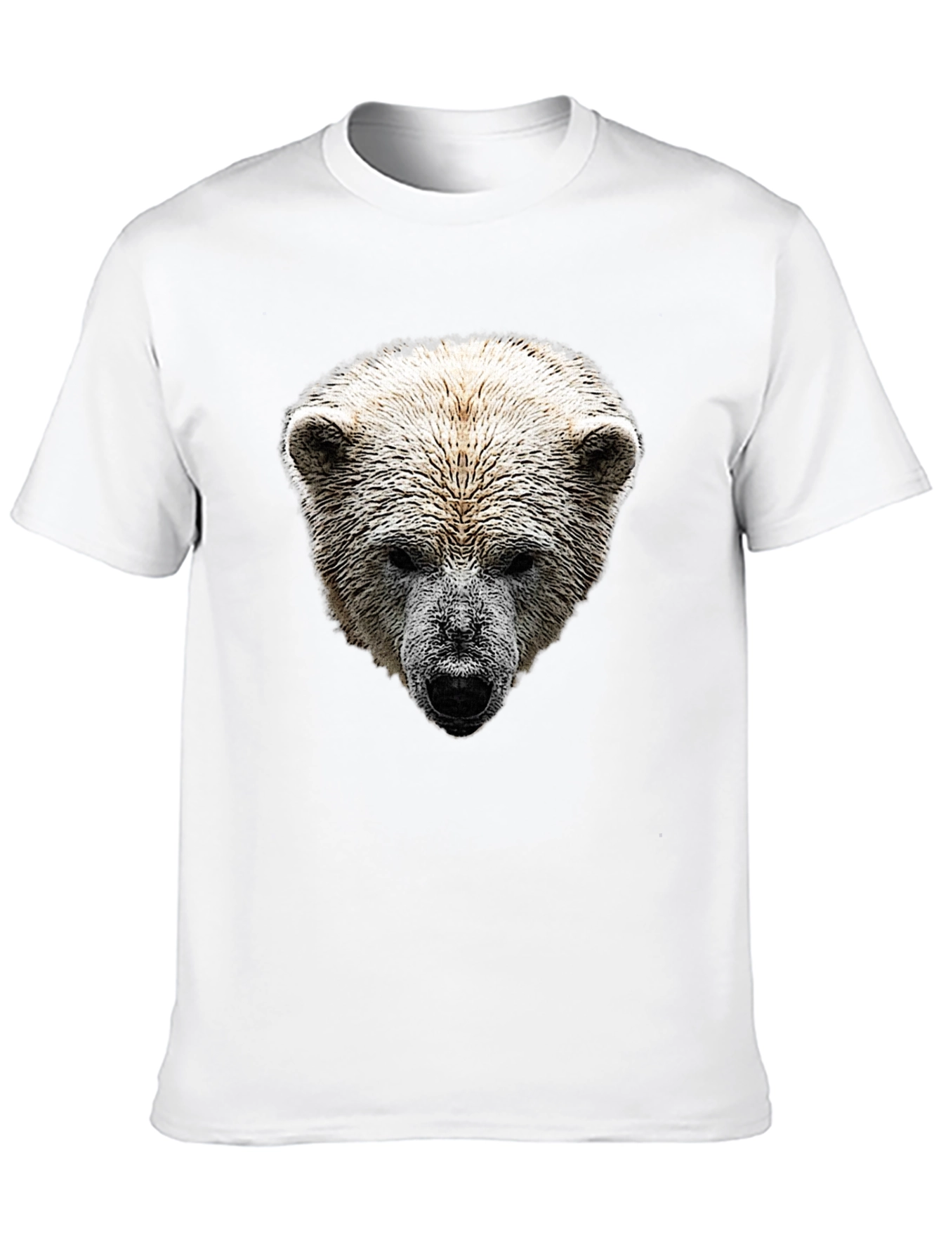 Polar Bear Graphic Black T-Shirt