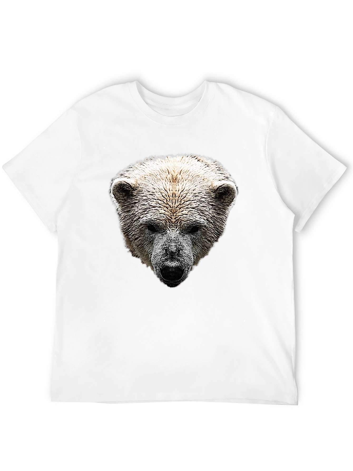 Polar Bear Graphic Black T-Shirt