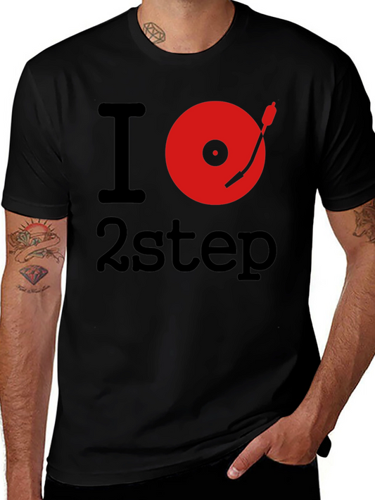 I Love 2Step Black Graphic Tee