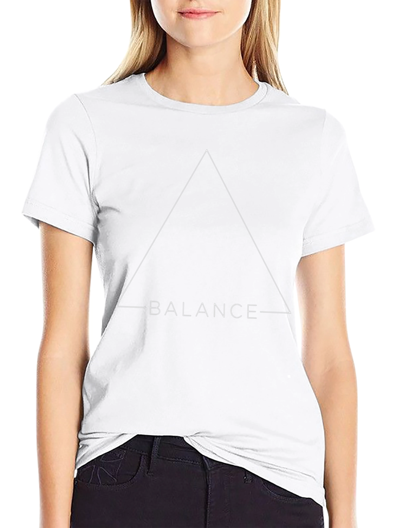Balance Triangle Graphic T-Shirt - Casual Wear