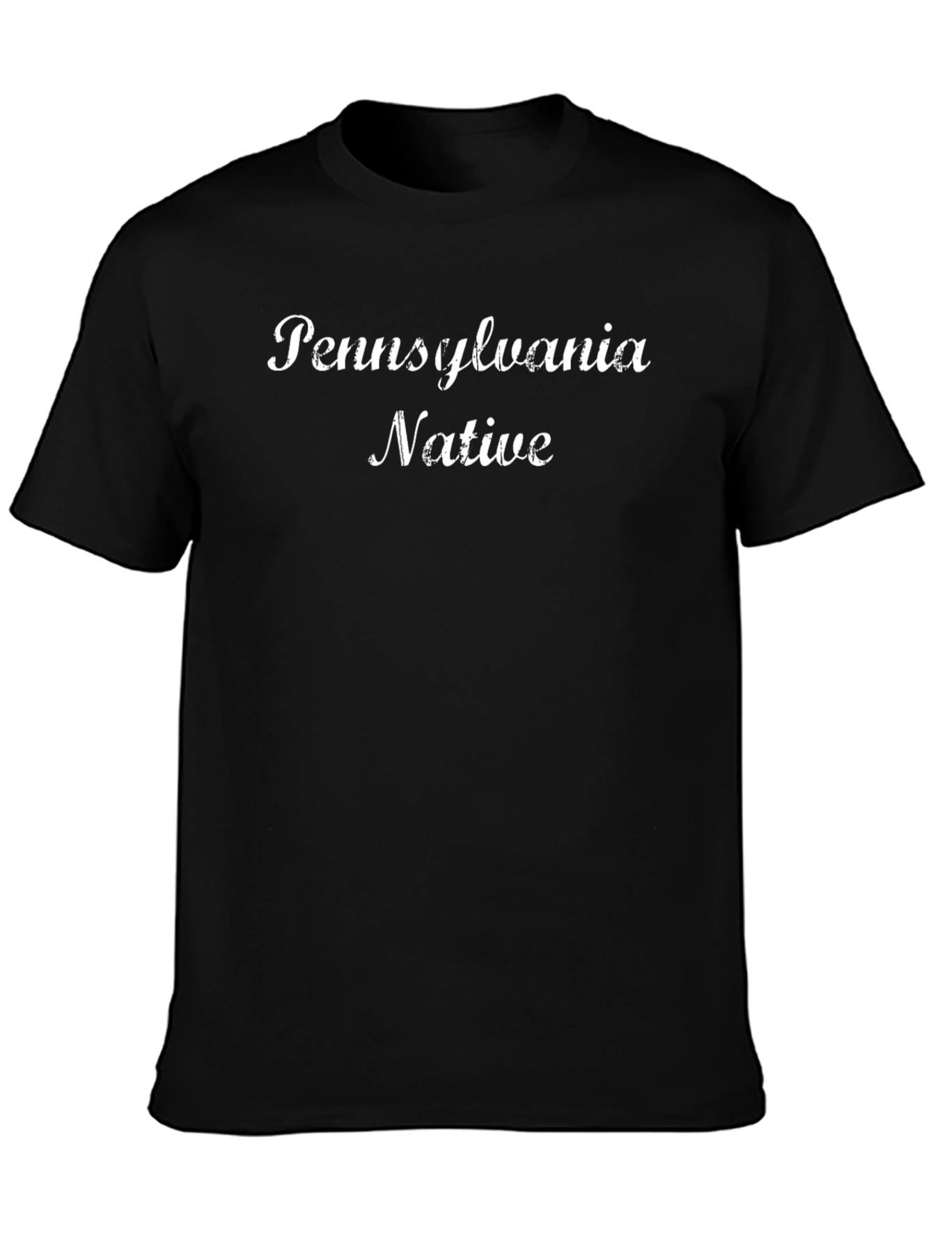 Pennsylvania Native Black Crew Neck T-Shirt