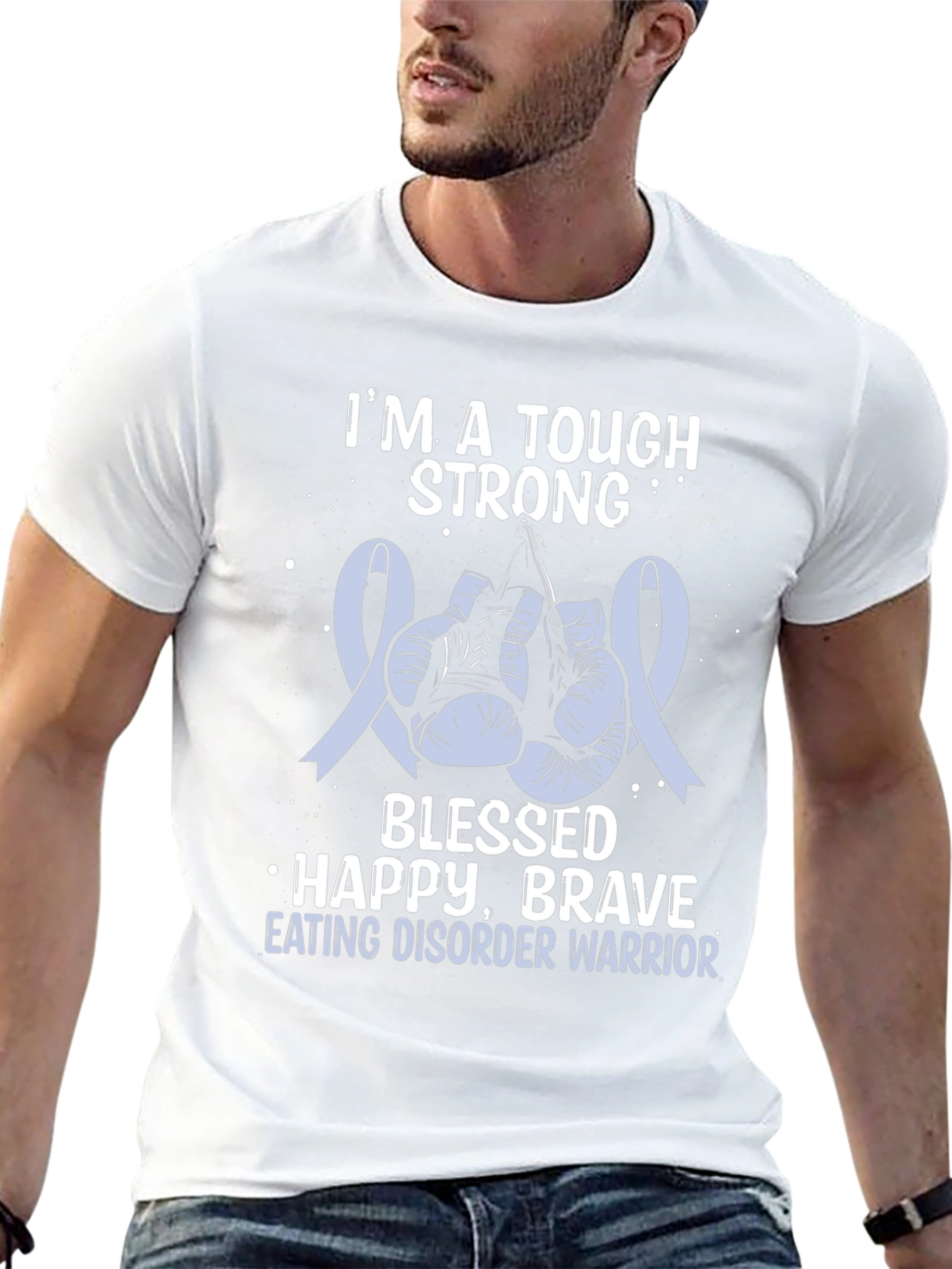 Tough Strong Eating Disorder Warrior T-Shirt