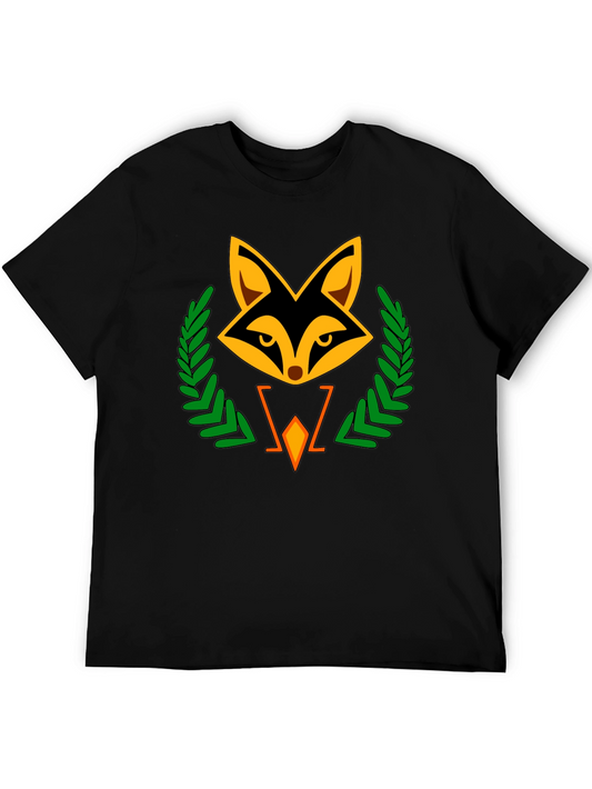 Fox Emblem Black T-Shirt - Stylish & Unique Design