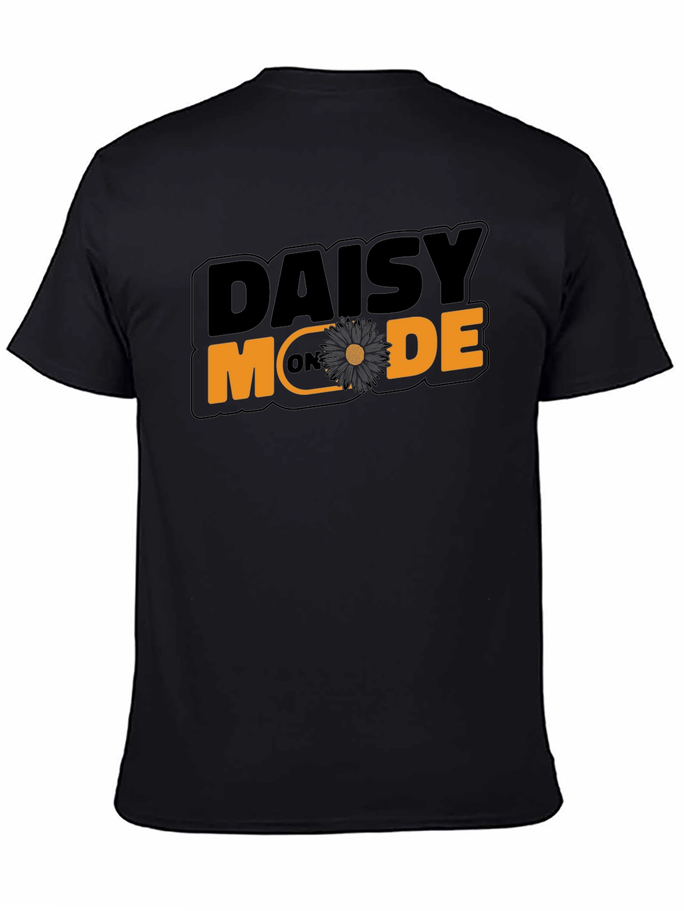 Daisy Mode Black Graphic Tee - Trendy Casual Wear