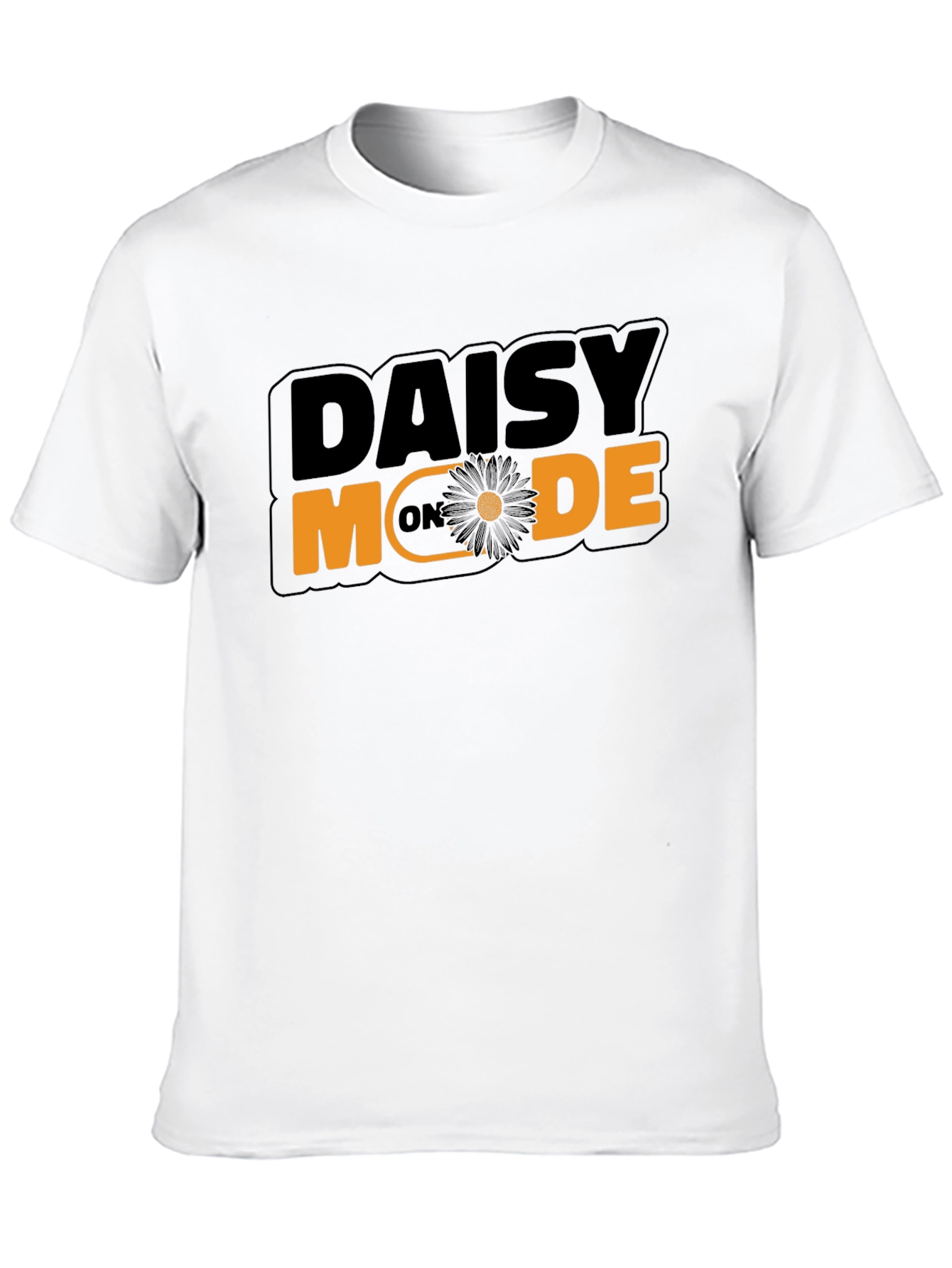 Daisy Mode Black Graphic Tee - Trendy Casual Wear