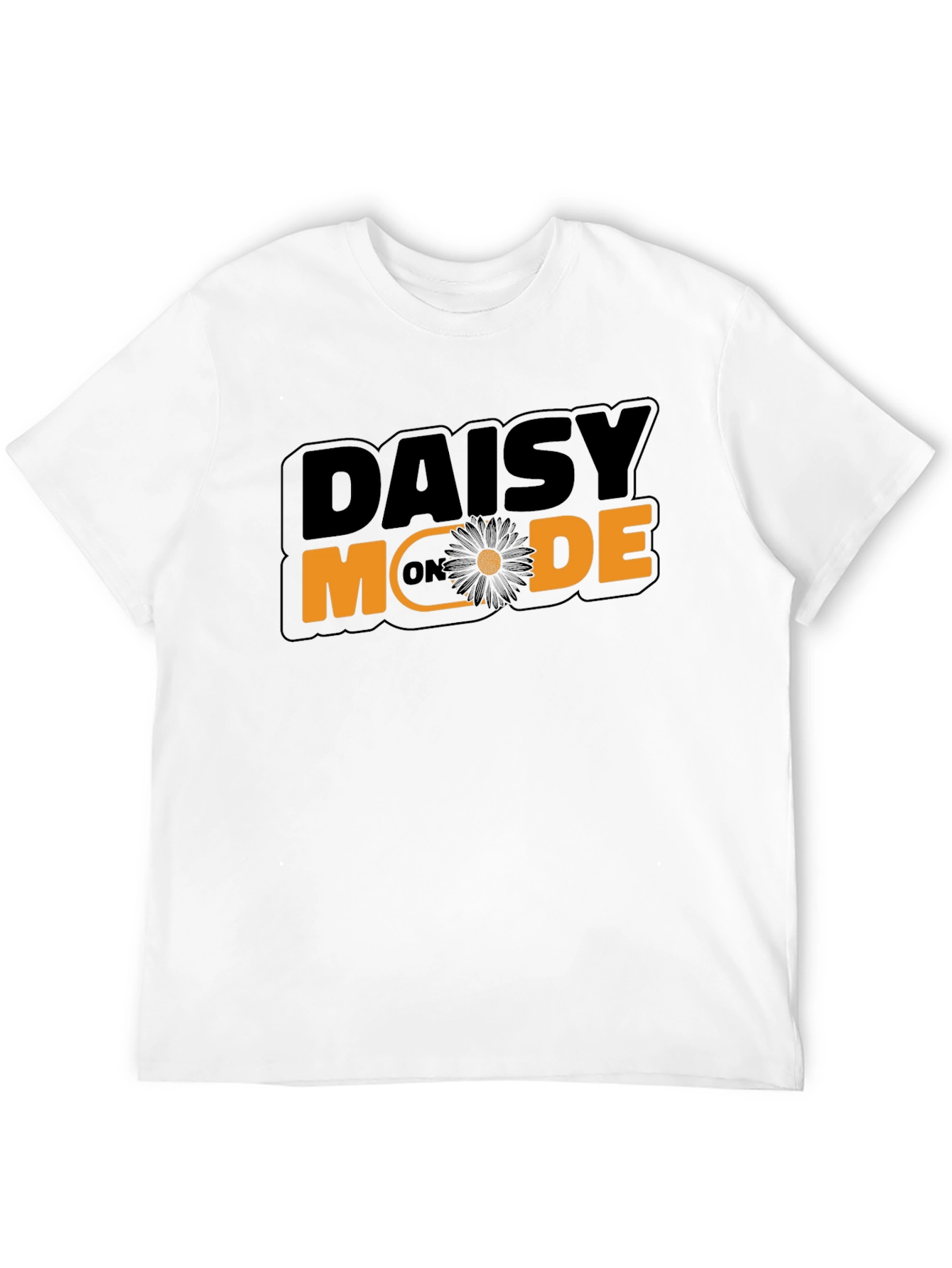 Daisy Mode Black Graphic Tee - Trendy Casual Wear