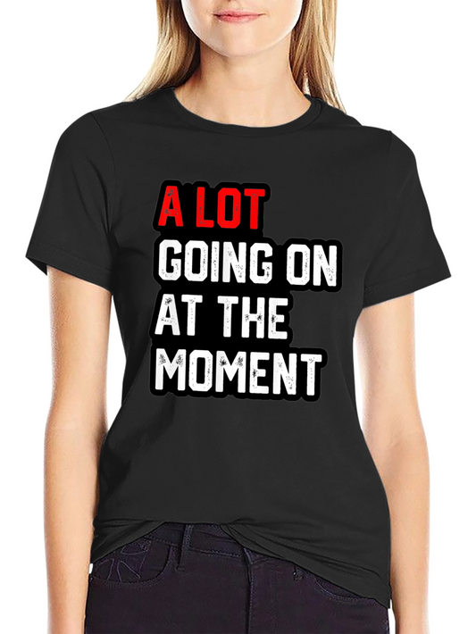 A Lot Going on T-Shirt - Black Graphic Tee
