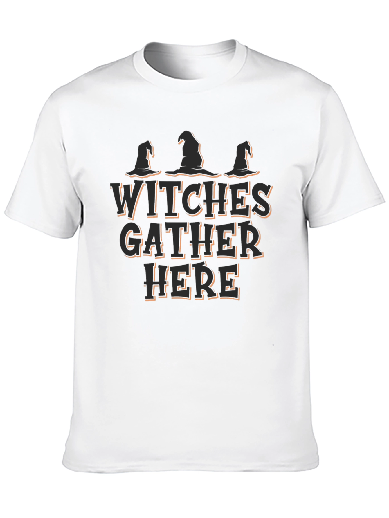 Witches Gather Here Graphic T-Shirt - Halloween Tee