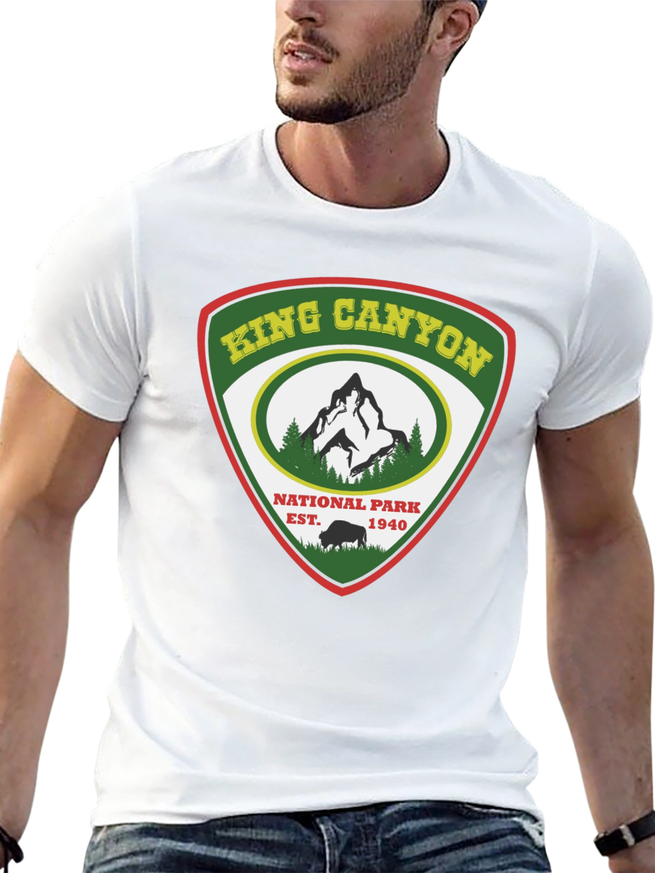 King Canyon National Park Black T-Shirt