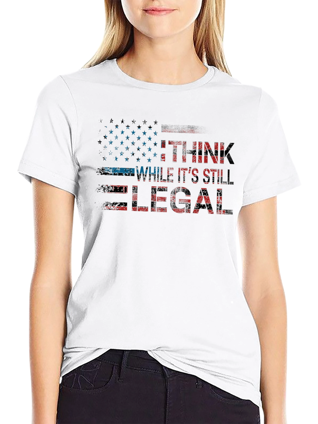 I Think While Its Still Legal Mens T-Shirt
