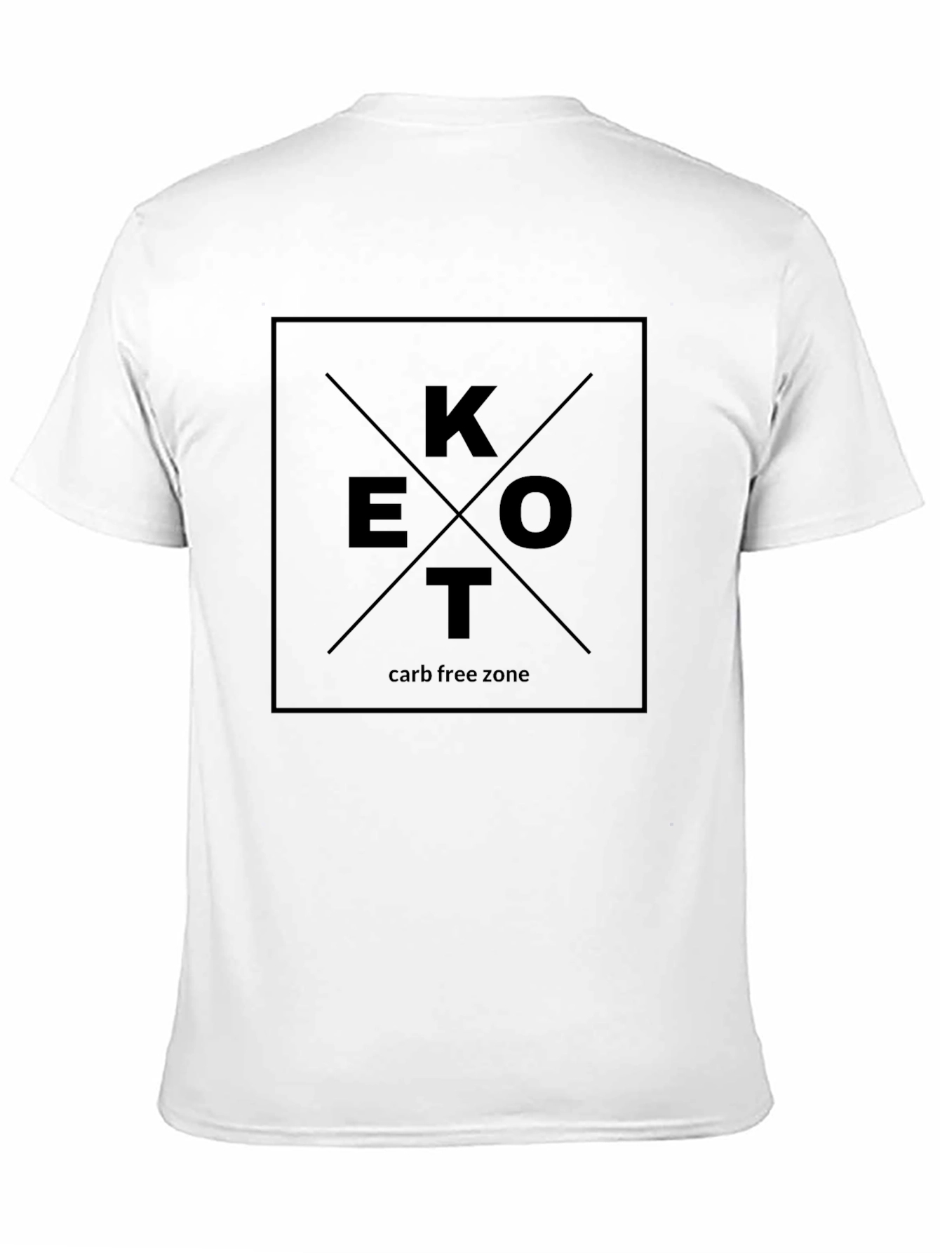 KETO Carb Free Zone Black T-Shirt