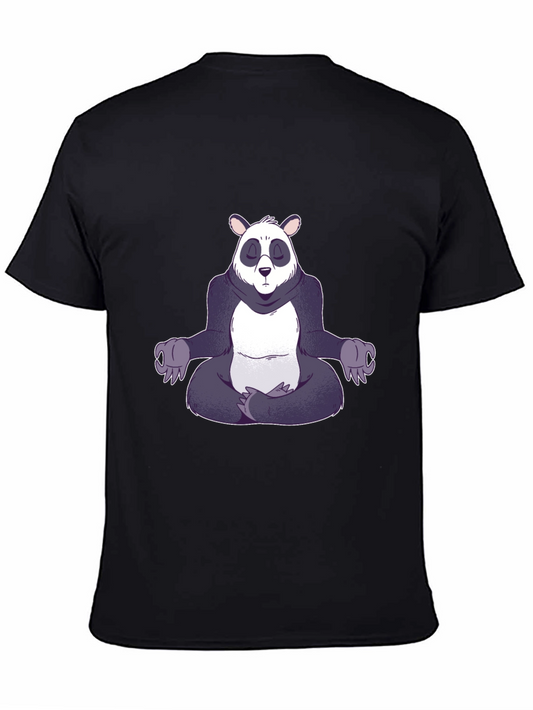 Zen Panda T-Shirt - Meditating Bear Tee