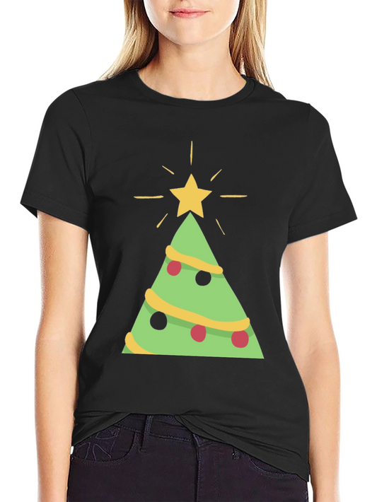 Festive Christmas Tree Graphic Tee