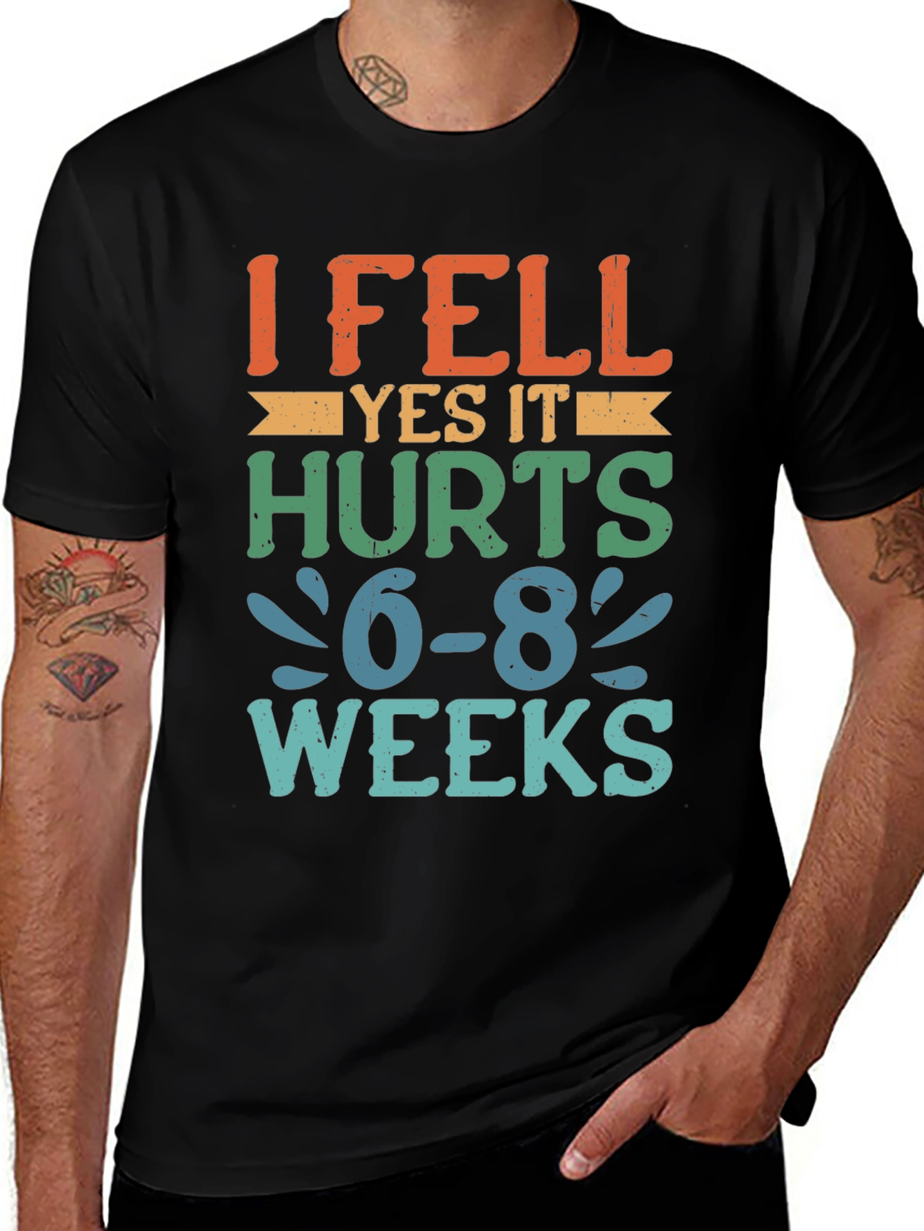 I Fell Yes it Hurts T-Shirt