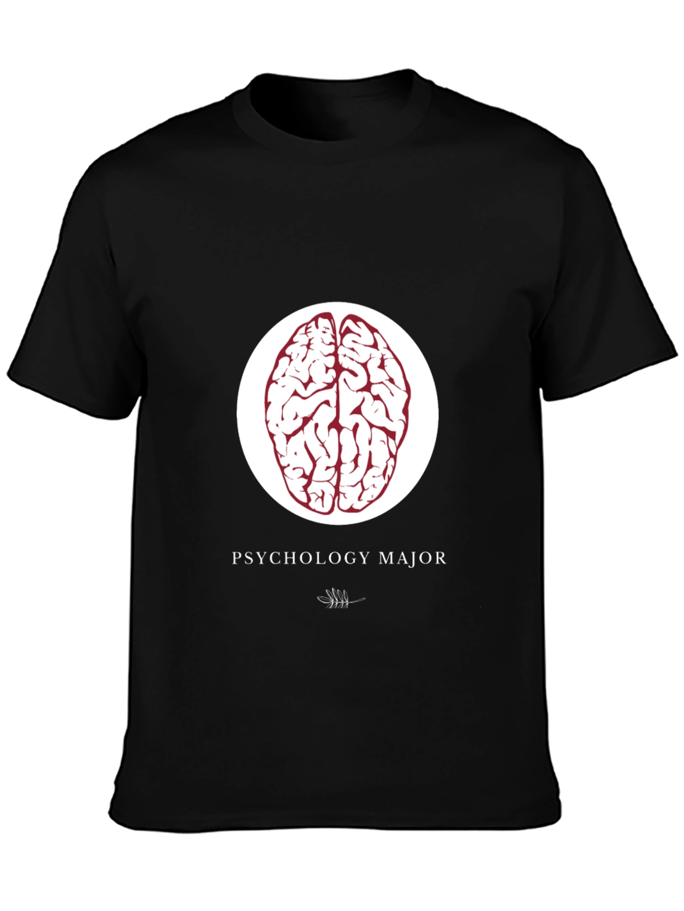 Psychology Major T-Shirt - Brain Design