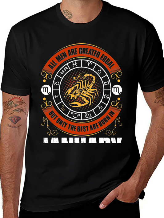 Scorpio Zodiac T-Shirt - Best Men Are Born In