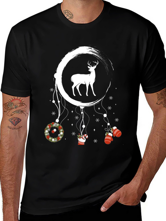 Festive Deer Dreamcatcher Tee