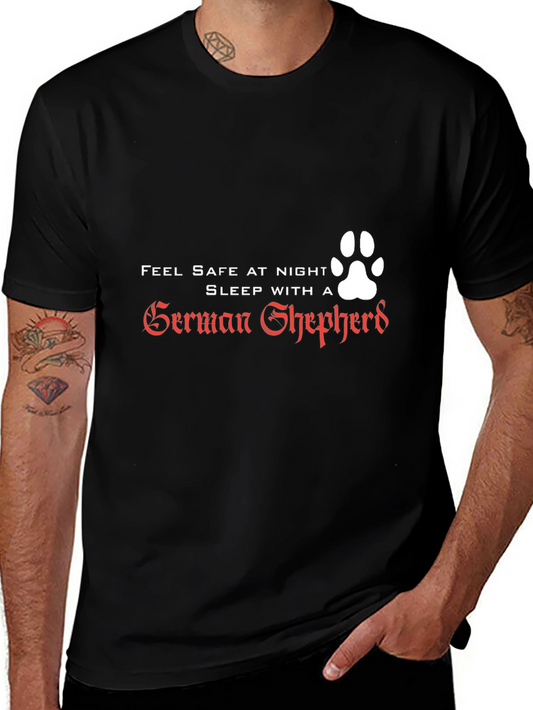 Feel Safe at Night German Shepherd T-Shirt