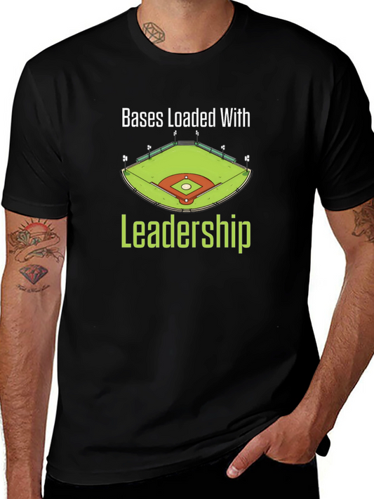 Bases Loaded With Leadership Graphic T-Shirt