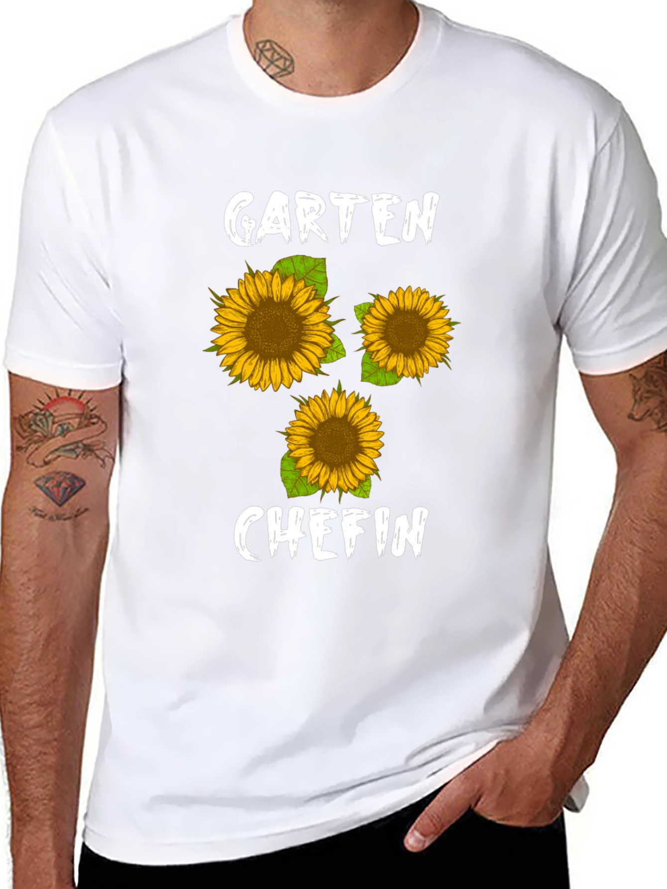 Garten Chefin Sunflower Graphic T-Shirt