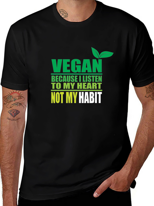 Vegan Heart T-Shirt - Listen to Your Heart