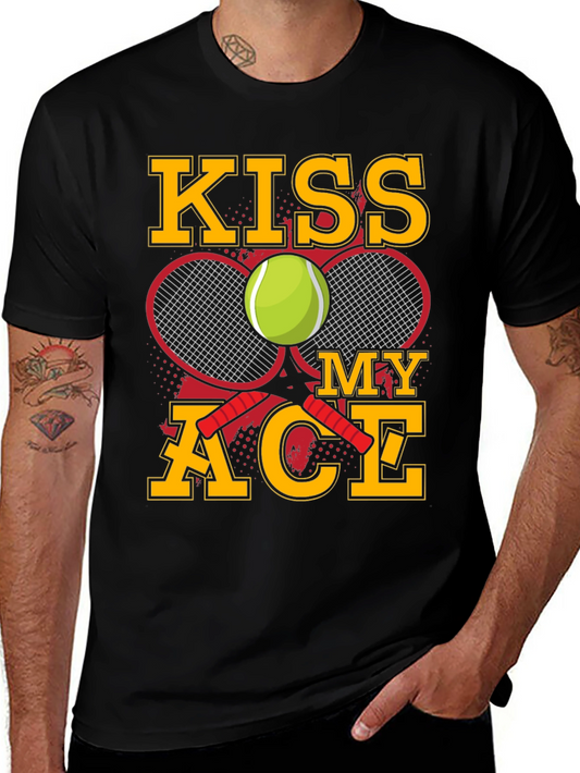 Kiss My Ace Tennis Graphic T-Shirt