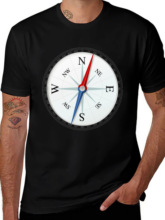 Compass Graphic Tee - Navigate in Style