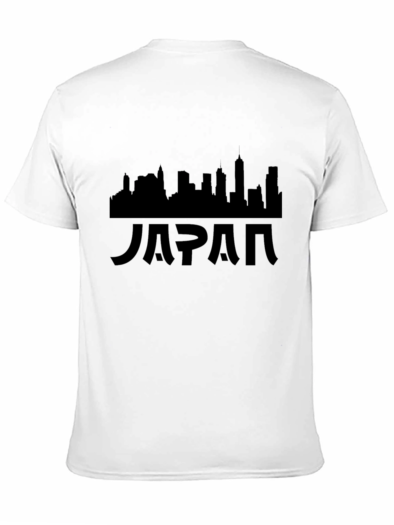 Japan Skyline Black T-Shirt