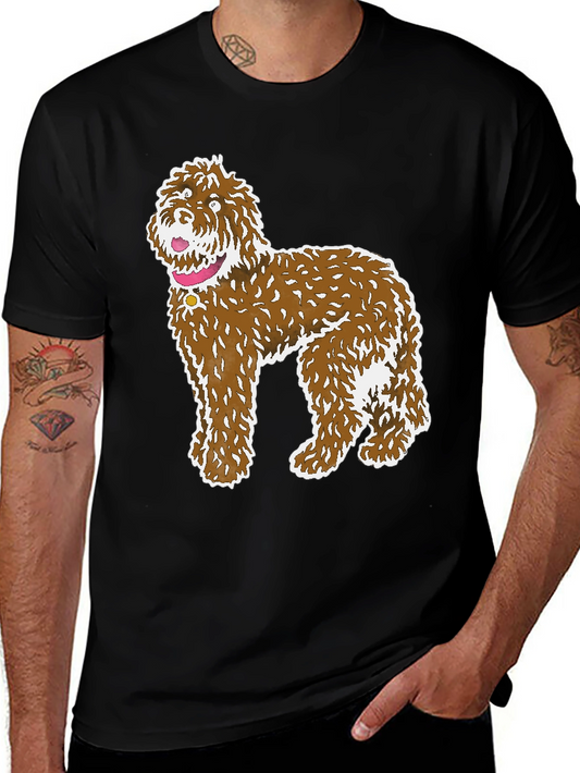 Brown Doodle Dog Graphic Tee - Unisex